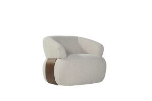 LABEL51 Fauteuils Valenza - Walnoot - Boucle - Walnoot Eiken