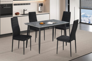 Tafel 'Kenzo' 120 cm Rechthoekig Steen Grijs (2c)