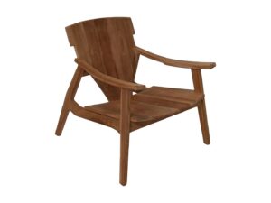 Loungestoel tuin Lana - 65x85x77 - naturel - teak