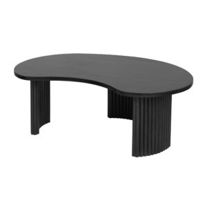 Firenze salontafel 125, boon vorm, Black