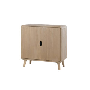 Commode 85 met 2 deuren, Acacia Weathered Wood