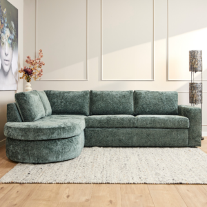 MySofa Alma | Green | Divan Links + 2,5 zits | 5 jaar garantie