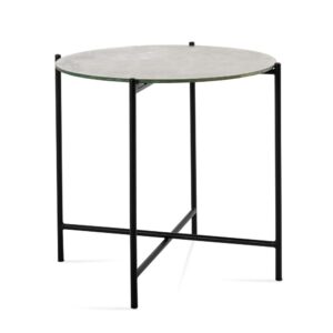 Glass & Iron Sidetable 41