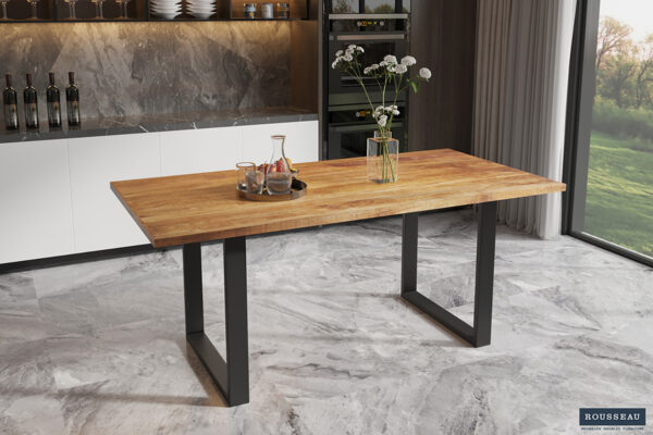 PROMO – Tafel ‘Nicola’ 180 cm Rechthoekig Mango hout (2c) foto 1