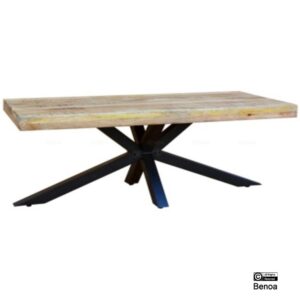 Salontafel Mango 3+3 Blad met Spinpoot