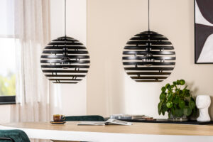 Hanglamp, 2-lichts, H340 zwart