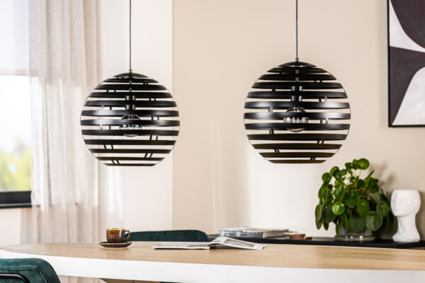 Hanglamp, 2-lichts, H340 zwart foto 1