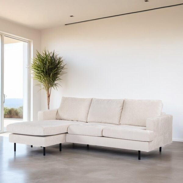 3 seater sofa CL L+R, fabric Loris 01, L720 champagne foto 1