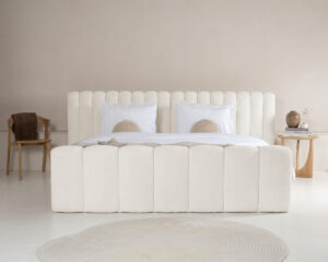 Designbed Adore Chique 180x200 Beige - Met Matras