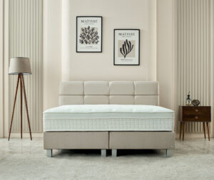 Boxspring Vida Velvet Beige 140x200