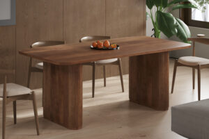 Tafel 'Jean' 200 cm Deens Ovaal Mango hout Lichtbruin (2c)