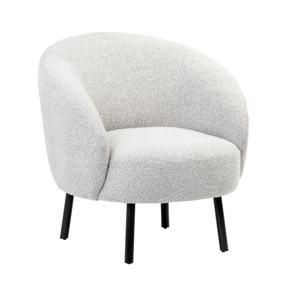 Fauteuil Ted – Bouclé Naturel foto 1