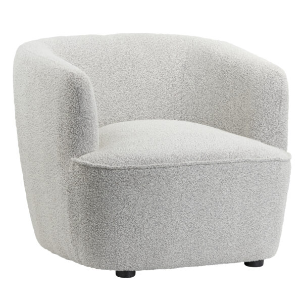 Fauteuil Lola – Bouclé Naturel foto 1