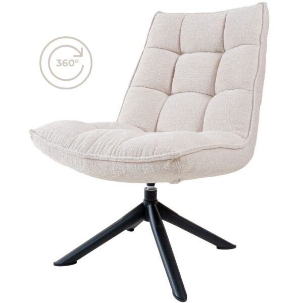 Fauteuil Dorus Bouclé – Naturel foto 1