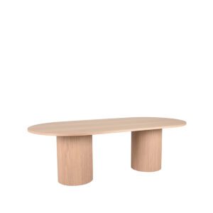 LABEL51 Eetkamertafel Oliva - Naturel - Eiken - 240x120 cm