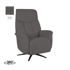 LABEL51 Fauteuil Oslo - Antraciet - Cosmo