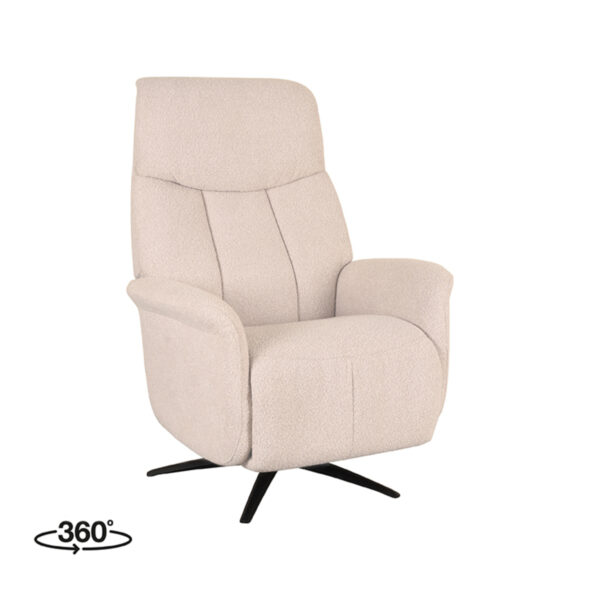 LABEL51 Fauteuil Oslo – Naturel – Boucle foto 1