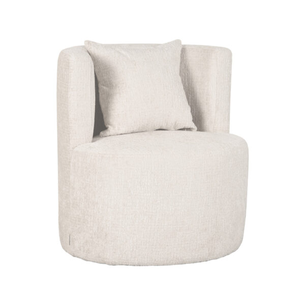 LABEL51 Fauteuil Evy – Crème – Elegance – 65 cm foto 1