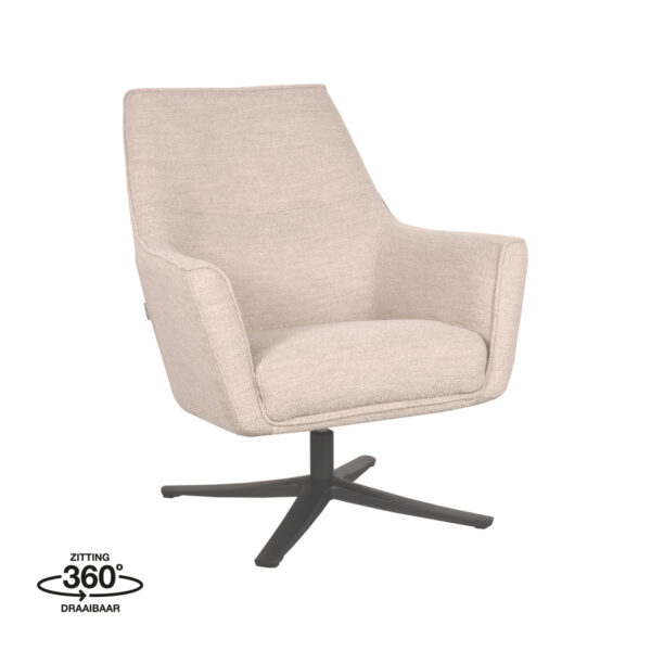 LABEL51 Fauteuil Tod – Naturel – Boucle foto 1