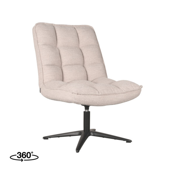 LABEL51 Fauteuil Vince – Naturel – Boucle foto 1