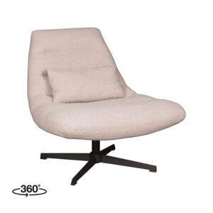 LABEL51 Fauteuil Nox - Naturel - Boucle