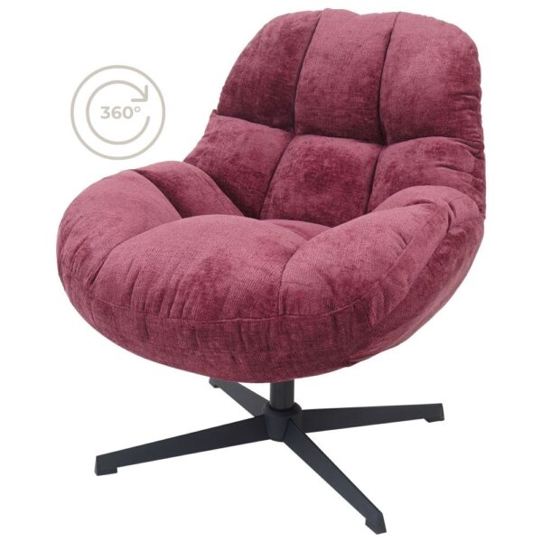 Fauteuil Charlie Bordeaux foto 1