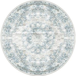 Vloerkleed Viola Blue - Rond ø200 cm