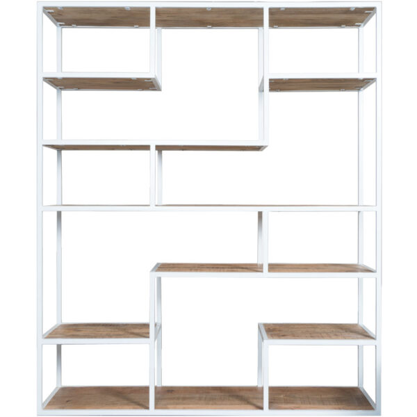 Vakkenkast Huub Wit 175 x 145 cm – Roomdivider foto 1