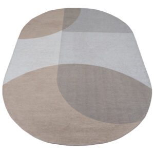 Vloerkleed Eli Beige - Ovaal 200 x 290 cm