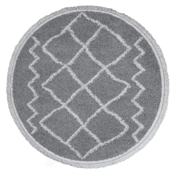 Vloerkleed Marrakesh Grey Rond ø120 cm foto 1