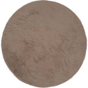 Vloerkleed Velluto Choco - Rond ø160 cm