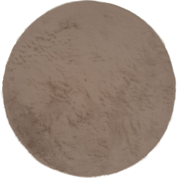 Vloerkleed Velluto Choco – Rond ø160 cm foto 1