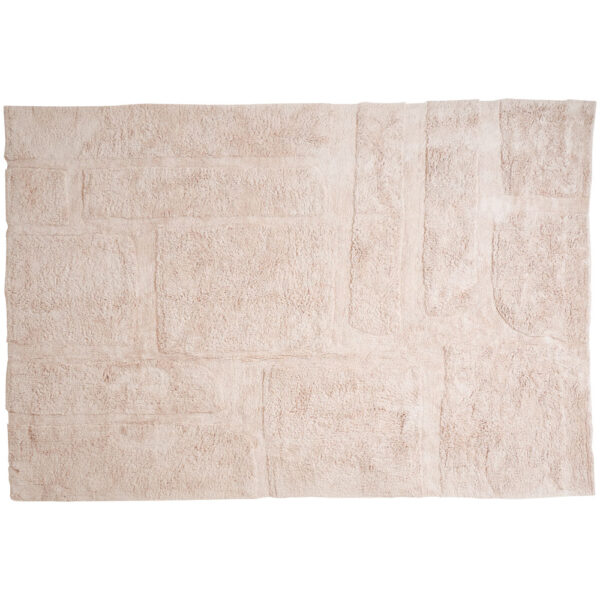 Wasbaar Vloerkleed Bibi – Beige 160 x 230 cm foto 1